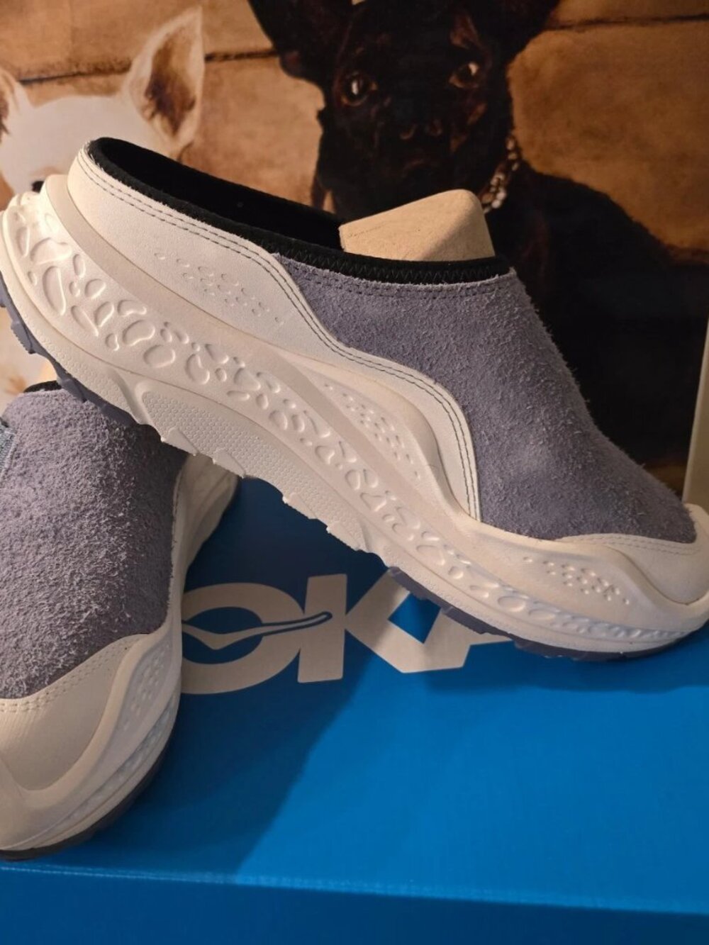 Hoka Ora Primo EXT Grey Skies Alabaster 1168973/GKSL Mules Slide Men's Size 11